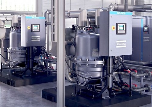 儲氣罐、干燥機和過濾器主要用于空氣壓縮機的后處理設備(圖1)