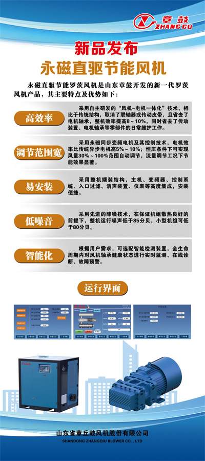 新品發(fā)布！山東章鼓永磁直驅(qū)節(jié)能風(fēng)機(jī)：顛覆傳統(tǒng)，開啟風(fēng)機(jī)新時(shí)代(圖7)