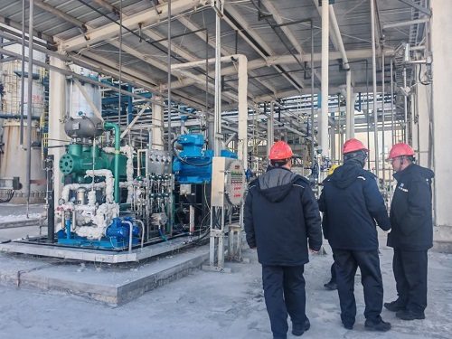 榆林化學(xué)合成氣中心新增循環(huán)氣壓縮機一次性啟機成功(圖1)