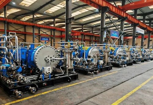 恒久機械開發(fā)7臺聚偏氟乙烯隔膜壓縮機(圖1)