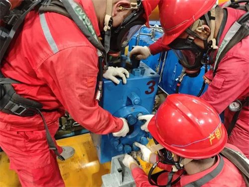 2號(hào)增壓站高硫壓縮機(jī)組4000小時(shí)二次維護(hù)工作完成(圖3)