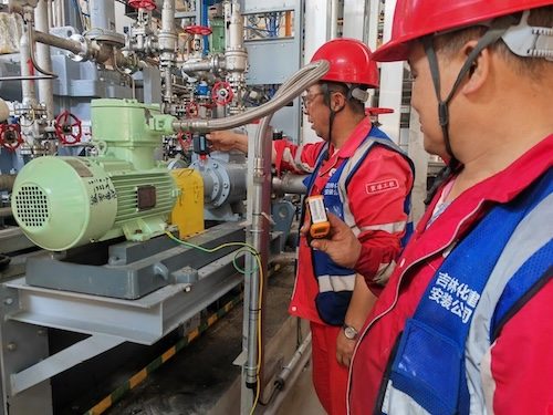 化肥廠60萬噸/年苯乙烯裝置核心設(shè)備——乙烯壓縮機氮氣試運行(圖3)