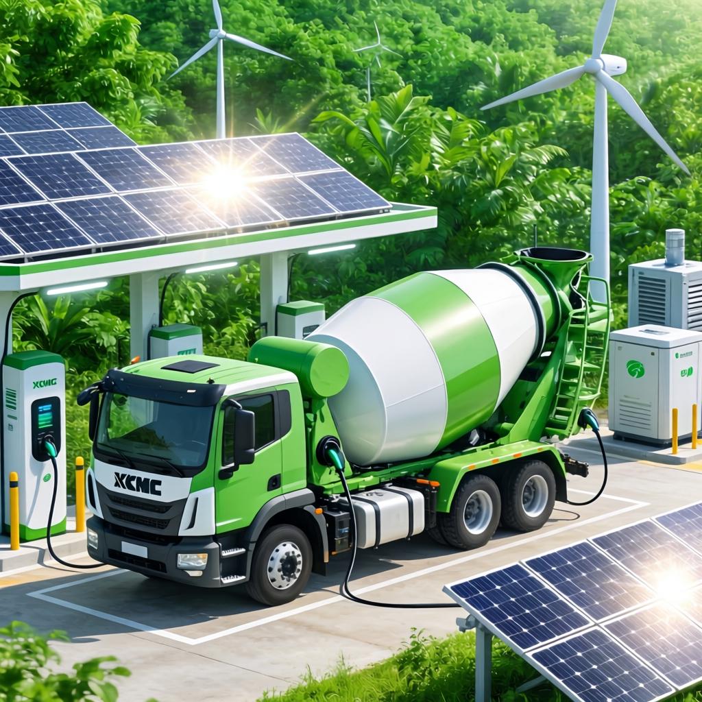 零碳又高效！徐工純電動攪拌車“綠”動硬實力！(圖1)